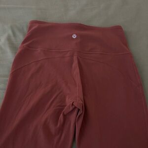 Lululemon High-Waisted align flare Leggings in rose
